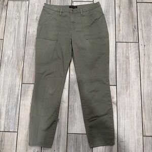 Banana Republic Women's Size 8 Olive Green Boyfriend Chino Pants NEW!